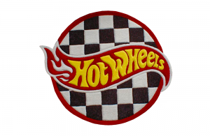 hot wheels logo carpet - black and red colors