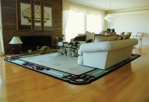 custom area rug by Mastercraft Carpet Makers
