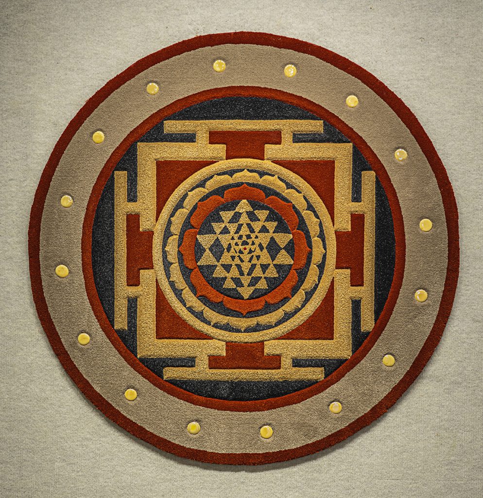 Sri Yantra Custom Rug by Mastercraft Carpet Makers